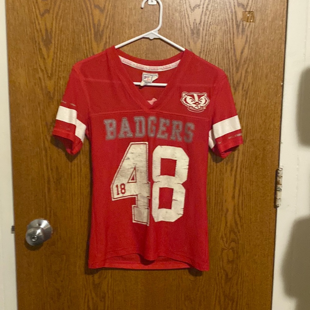 Wisconsin Badgers Jersey from pink